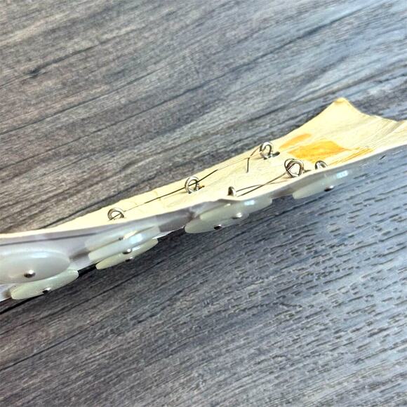 NEW Vintage 50s Clear Flat Shank Buttons on Original Card Set of 12 Translucent - Picture 3 of 5